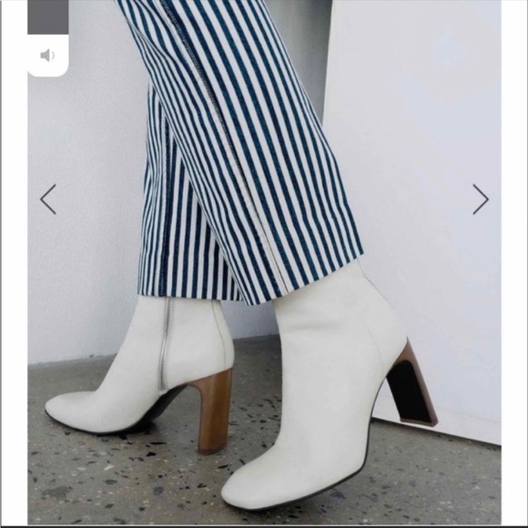 NWT rag & bone Ellis Boot Ivory Italian Leather $595 MSRP. Size 8 - Picture 6 of 16